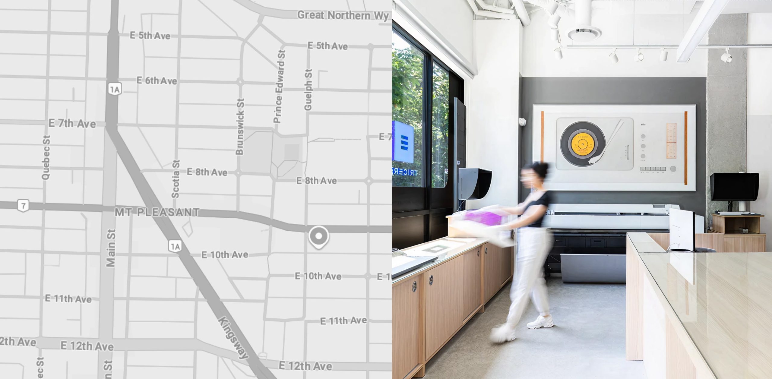 Tricera office map